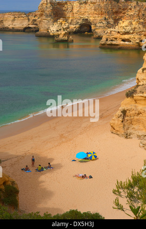 Praia da Marinha, Lagoa Banque D'Images