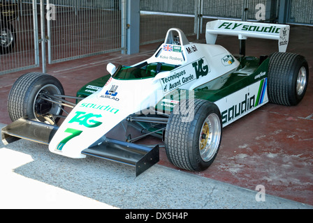 Williams F1. Keijo Erik "Keke" Rosberg. Banque D'Images