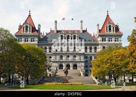 State Capitol Building Statehouse Albany New York NY Capital Banque D'Images