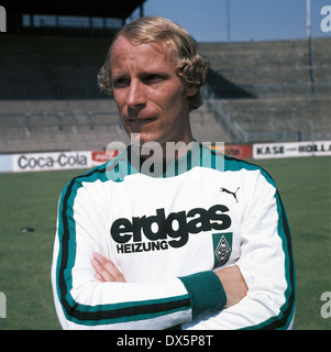 Football, Bundesliga 1976/1977 Borussia Moenchengladbach, présentation de l'équipe, Berti Vogts, portrait Banque D'Images