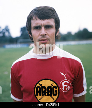 Football, Bundesliga, 1976/1977, Fortuna Düsseldorf, présentation de l'équipe, portrait Wolfgang Seel Banque D'Images