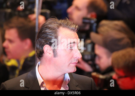 Jean Dujardin - premiere de 'Les Monuments Men' au Berlinale Palast, Berlin - 8 février 2014 Banque D'Images