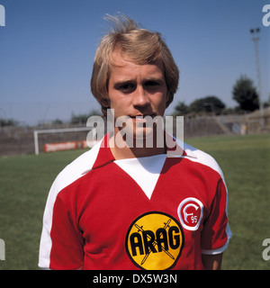 Football, Bundesliga, 1977/1978, Fortuna Düsseldorf, présentation de l'équipe de Reinhold Fanz, portrait Banque D'Images