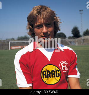 Football, Bundesliga, 1977/1978, Fortuna Düsseldorf, présentation de l'équipe, Detlev Szymanek portrait Banque D'Images