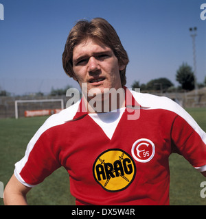 Football, Bundesliga, 1977/1978, Fortuna Düsseldorf, présentation de l'équipe, Busch Gerhard portrait Banque D'Images