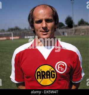 Football, Bundesliga, 1977/1978, Fortuna Düsseldorf, présentation de l'équipe, portrait Egon Koehnen Banque D'Images