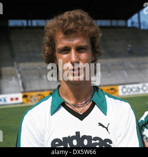 Football, Bundesliga, 1977/1978, l'équipe de Borussia Moenchengladbach, portrait Rainer Bonhof, présentation Banque D'Images