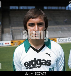 Football, Bundesliga, 1977/1978, l'équipe de Borussia Moenchengladbach, présentation, portrait Dietmar Danner Banque D'Images