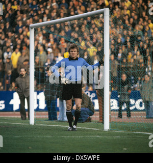 Football, Bundesliga, 1977/1978, stade MSV Duisburg Wedau, contre le FC Bayern Munich 6:3, scène du match, gardien Sepp Maier (FCB) Banque D'Images