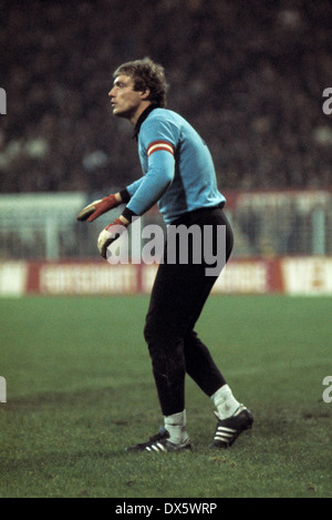 Football, Bundesliga, 1977/1978, Westfalen Stadium, contre Borussia Dortmund Borussia Moenchengladbach 3:3, scène du match, keeper Horst Bertram (BVB) Banque D'Images