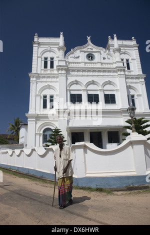 Mosquée de mousseline, forteresse de Galle, Sri Lanka Banque D'Images