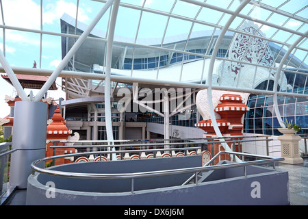 L'aéroport international Ngurah Rai de Bali, Denpasar, Bali, Indonésie Banque D'Images