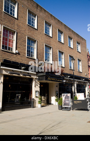 Henry's Bar, Cardiff, Pays de Galles. Banque D'Images