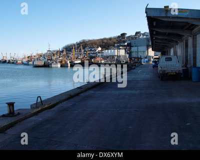 Le port de Newlyn, Penzance, Cornwall, UK Banque D'Images