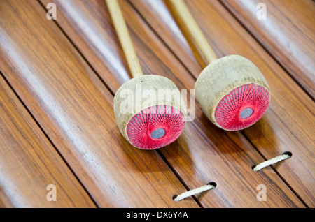 Thai xylophone instrument de musique d'Asie Banque D'Images