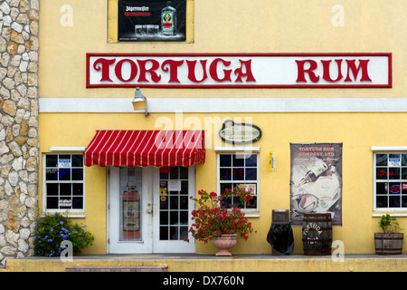 Tortuga Rum Factory Shop sur Grand Cayman Banque D'Images