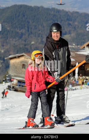 Téléski sur Mt. Sellereck près d'Oberstdorf Allgäu, Bavière, Allemagne Banque D'Images