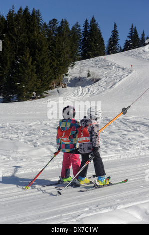 Téléski sur Mt. Sellereck près d'Oberstdorf Allgäu, Bavière, Allemagne Banque D'Images