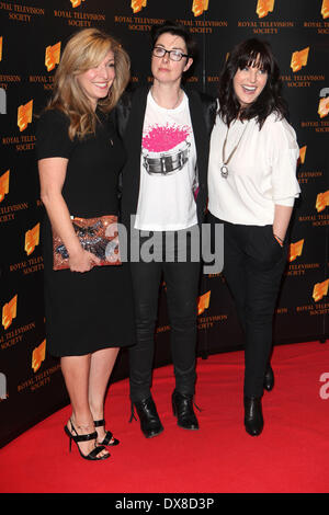 Londres, Royaume-Uni. 18 Mar, 2014. Tracey-Ann Oberman, Sue Perkins et Anna Richardson assistant à la RTS Awards 2014 à l'hôtel Grosvenor House le 18 mars 2014 à Londres, en Angleterre. © dpa/Alamy Live News Banque D'Images