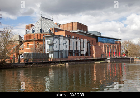 Royal Shakespeare Theatre de Stratford-upon-Avon, Royaume-Uni Banque D'Images