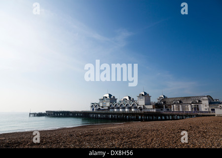 South Parade Pier au front de mer de Southsea Portsmouth. Banque D'Images