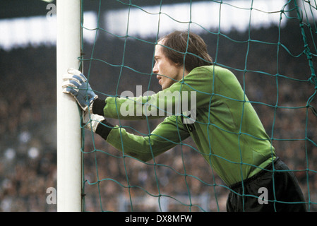 Football, Bundesliga, 1978-1979, stade an der Castroper Strasse, VfL Bochum contre Hambourg SV 2:1, scène du match, keeper Werner Scholz (VfL) Banque D'Images