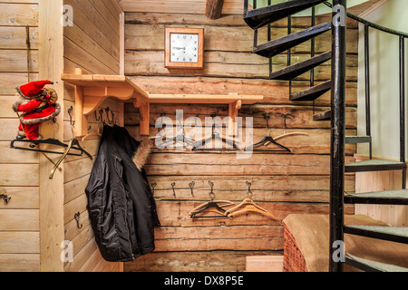 L'intérieurapt Wardshuset Guest House, for Kangos, Laponie, Suède Banque D'Images