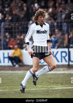 Football, Bundesliga, 1978-1979, stade an der Castroper Strasse, VfL Bochum contre l'Eintracht Francfort 0:0, scène du match, Ruediger Wenzel (Eintracht) Banque D'Images