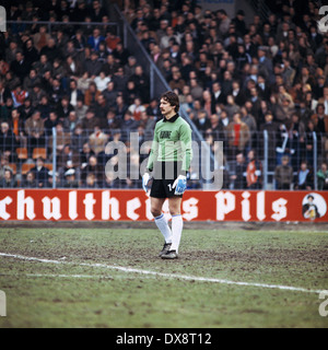 Football, Bundesliga, 1978-1979, stade an der Castroper Strasse, VfL Bochum contre l'Eintracht Francfort 0:0, scène du match, keeper Reinhard Mager (VfL) Banque D'Images