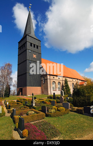 L'Église des Trois Rois, Haselau Banque D'Images