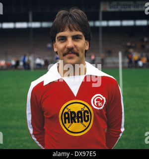 Football, Bundesliga, 1979-1980, Fortuna Düsseldorf, portrait, présentation de l'équipe Hubert Schmitz Banque D'Images