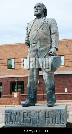 Le Montana, Le Havre, James Jerome Hill (1912-1992), fondateur de la statue de fer connu sous le nom de 'l'Empire Builder' Banque D'Images