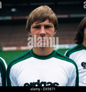 Football, Bundesliga, 1979-1980, l'équipe de Borussia Moenchengladbach, Steen Thychosen présentation, portrait Banque D'Images