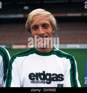 Football, Bundesliga, 1979-1980, l'équipe de Borussia Moenchengladbach, portrait, présentation Ralf Boedeker Banque D'Images