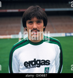 Football, Bundesliga, 1979-1980, l'équipe de Borussia Moenchengladbach, présentation, portrait Rudolf Gores Banque D'Images