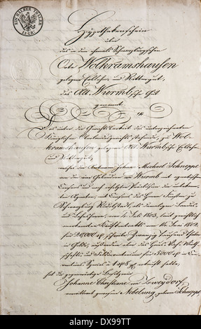 Vieux undefined texte manuscrit Manuscrit.. mobilier vintage lettre. grunge background Banque D'Images