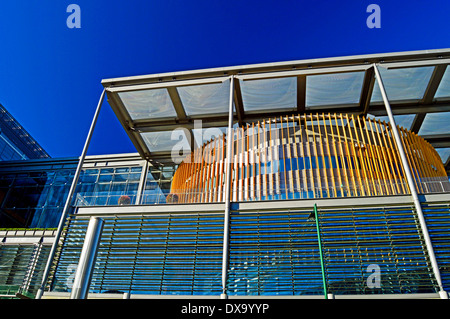 La bibliothèque de Wembley au Centre Civique de Brant, Wembley Park, London Borough of Brent, London, Angleterre, Royaume-Uni Banque D'Images