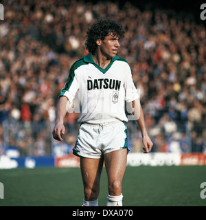 Football, Bundesliga, 1980-1981, stade de la Ruhr, Bochum contre Borussia Moenchengladbach 1:1, scène du match, Frank Schaeffer (MG) Banque D'Images