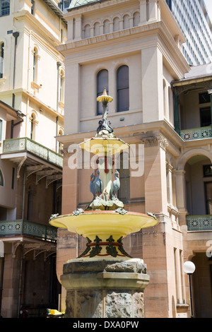 Robert brough memorial fountain à l'hôpital de Sydney sur macquarie street, sydney Banque D'Images