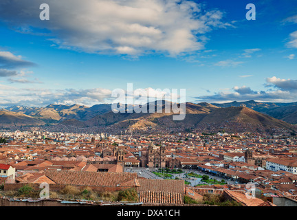 Ville de Cuzco au Pérou, Amérique du Sud Banque D'Images