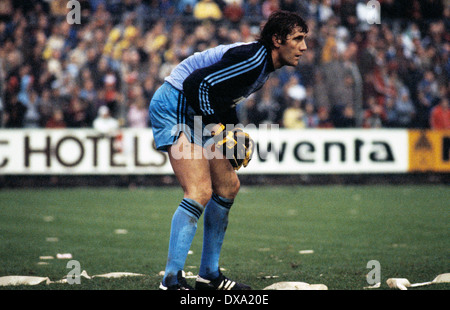 Football, Bundesliga, 1982/1983, le stade am Boekelberg, Borussia Moenchengladbach contre FC Bayern Munich 0:0, scène du match, keeper Jean-Marie Pfaff (FCB) Banque D'Images