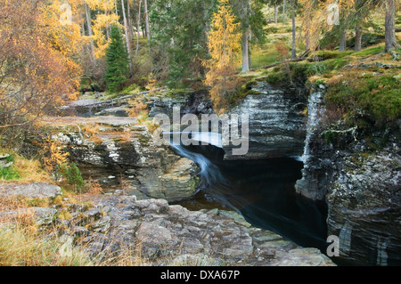 La Linn de Dee, près de Braemar, l'Aberdeenshire, en Écosse. Banque D'Images