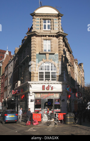 Ed's Easy Diner Soho Londres Banque D'Images