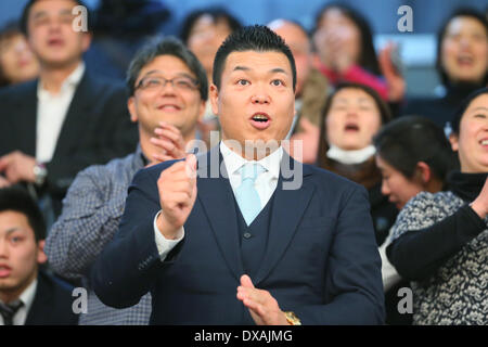 Nippon Budokan, Tokyo, Japon. Mar 21, 2014. Naoya Ogawa, le 21 mars 2014 - Judo : le 36ème All Japan High School l'équipe masculine de judo au Nippon Budokan, Tokyo, Japon. © YUTAKA/AFLO SPORT/Alamy Live News Banque D'Images