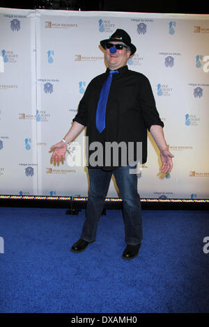 John Popper (Blues Traveler) Las Vegas, Nevada, USA. 21 mars 2014. Le Cirque DuSoleil Productions sont réunis pour présenter "une nuit pour une goutte' Michael Jackson Un théâtre Mandalay Bay Resort & Casino Las Vegas, NV . Credit : ORL/Alamy Live News Banque D'Images