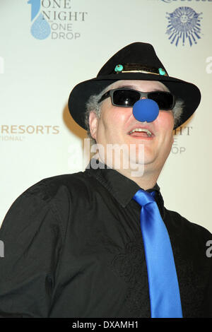 John Popper (Blues Traveler) Las Vegas, Nevada, USA. 21 mars 2014. Le Cirque DuSoleil Productions sont réunis pour présenter "une nuit pour une goutte' Michael Jackson Un théâtre Mandalay Bay Resort & Casino Las Vegas, NV . Credit : ORL/Alamy Live News Banque D'Images