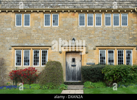 Maison en pierre de Cotswold, Broadway, Cotswolds, Worcestershire, Angleterre. Banque D'Images