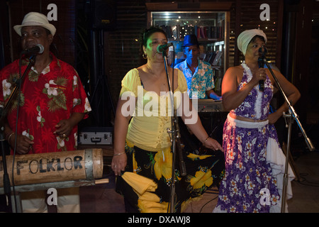 Danses traditionnelles de l'île de la réunion. Un aspect à noter sont ses danses, et le traditionnel Sega, ou des variations Banque D'Images