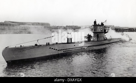 La Marine royale pendant la seconde guerre mondiale. Capturé en bateau u service de la Marine royale Banque D'Images