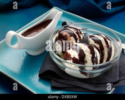 Agave chocolat nappage de glace Banque D'Images